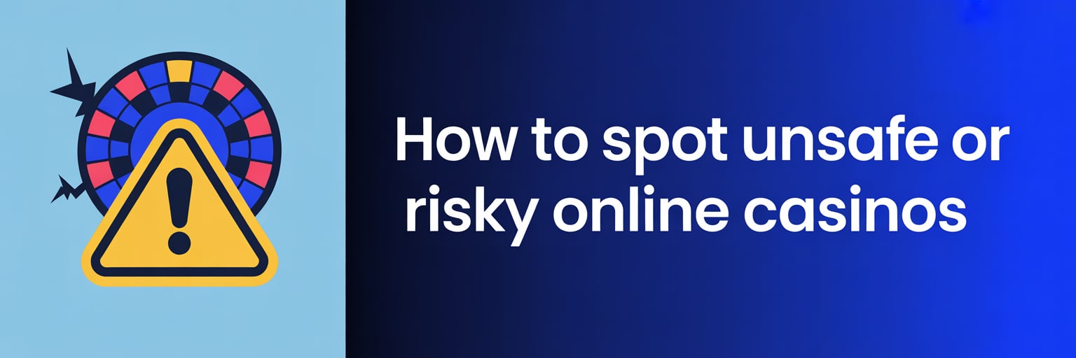 How to Spot Unsafe or Risky Online Casinos